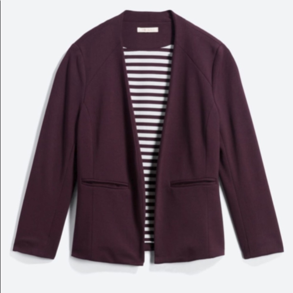 SKIES ARE BLUE
Amande Collarless Blazer